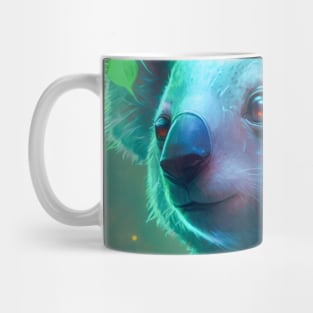 Koala Animal Portrait Painting Wildlife Outdoors Adventure Mug